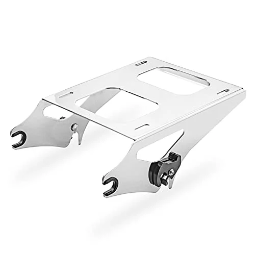 Mofun Detachable Tour Pack Mounting Rack Premium Chrome Trunk Support for Touring Motorcycles (2014-2025) xlgrz