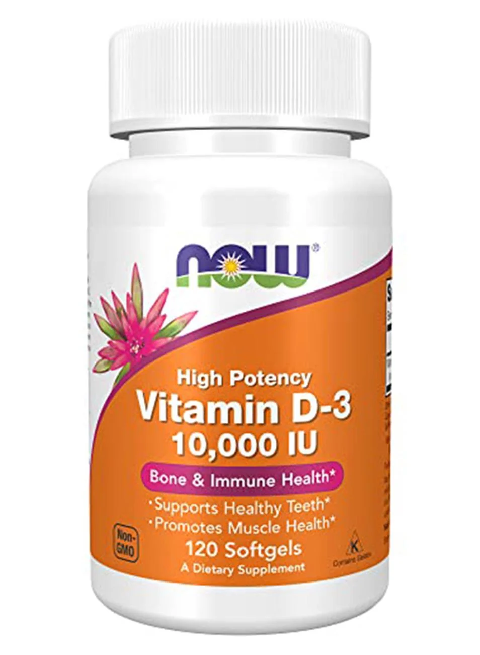 Premium Vitamin D-3 High Potency Supplement (10000 IU, 120 Softgels) h6pdm