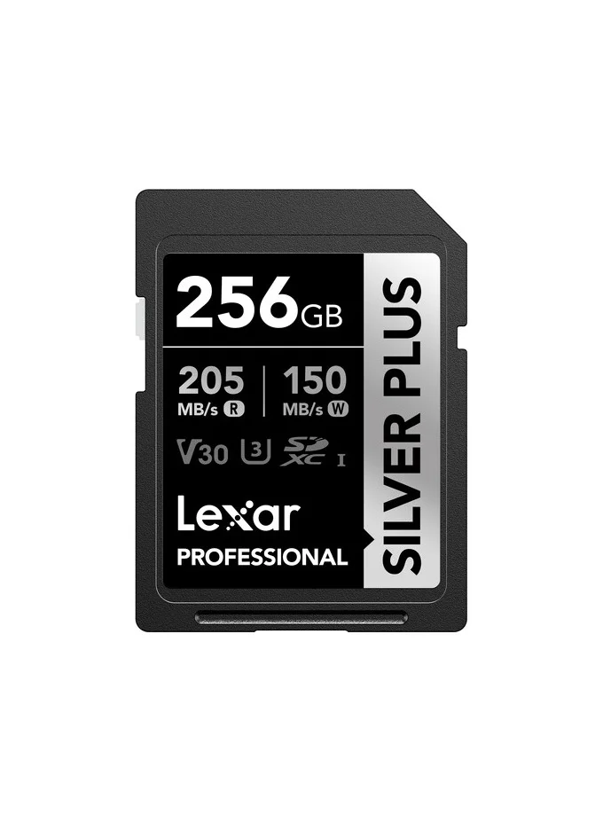 Professional UHS-I SDXC Memory Card High-Speed Data Storage (Silver, 256GB) q880o