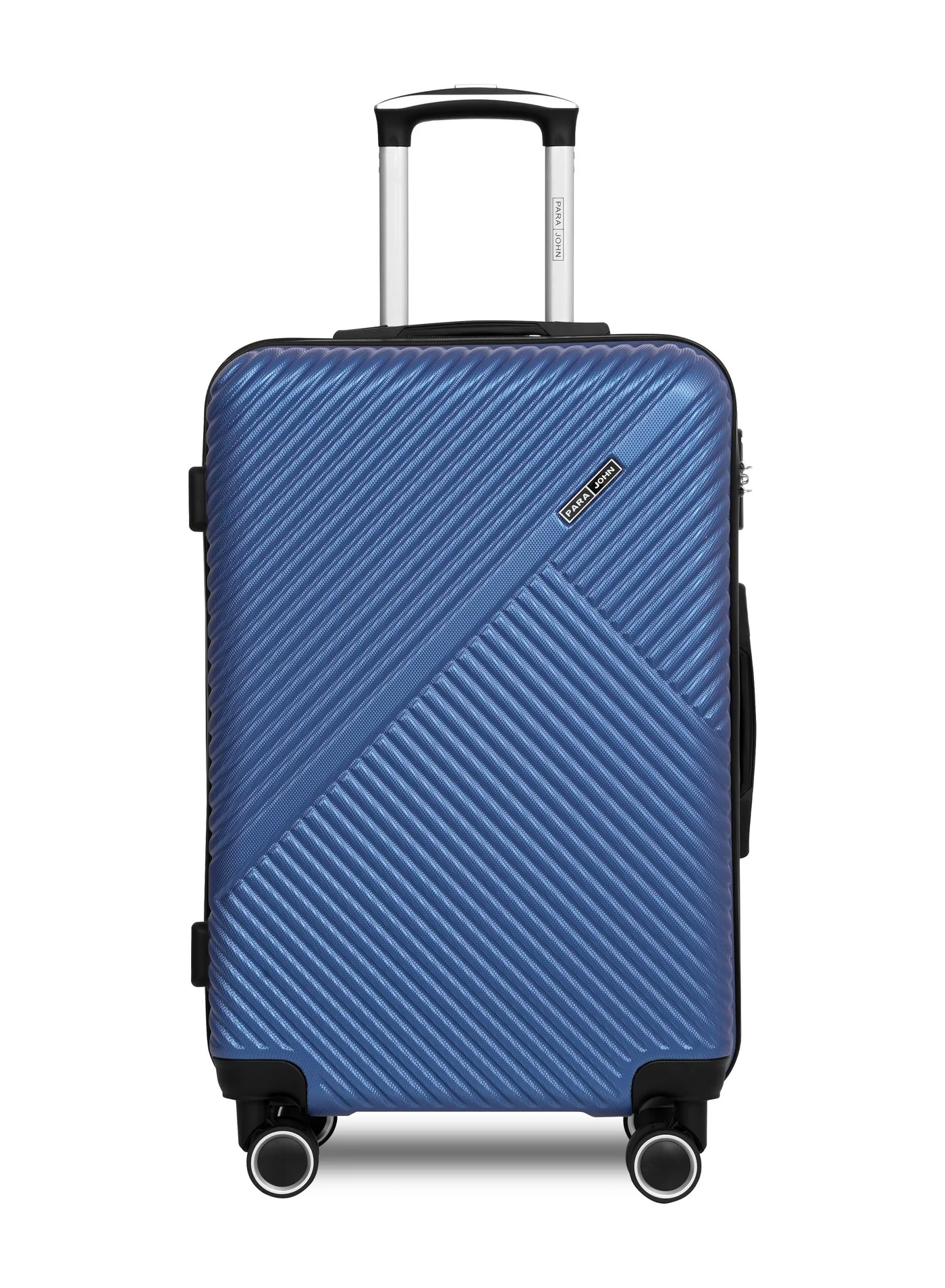 PARAJOHN Lightweight ABS Hardside Spinner Luggage Trolley (Navy, 20 Inch) 7rtxw