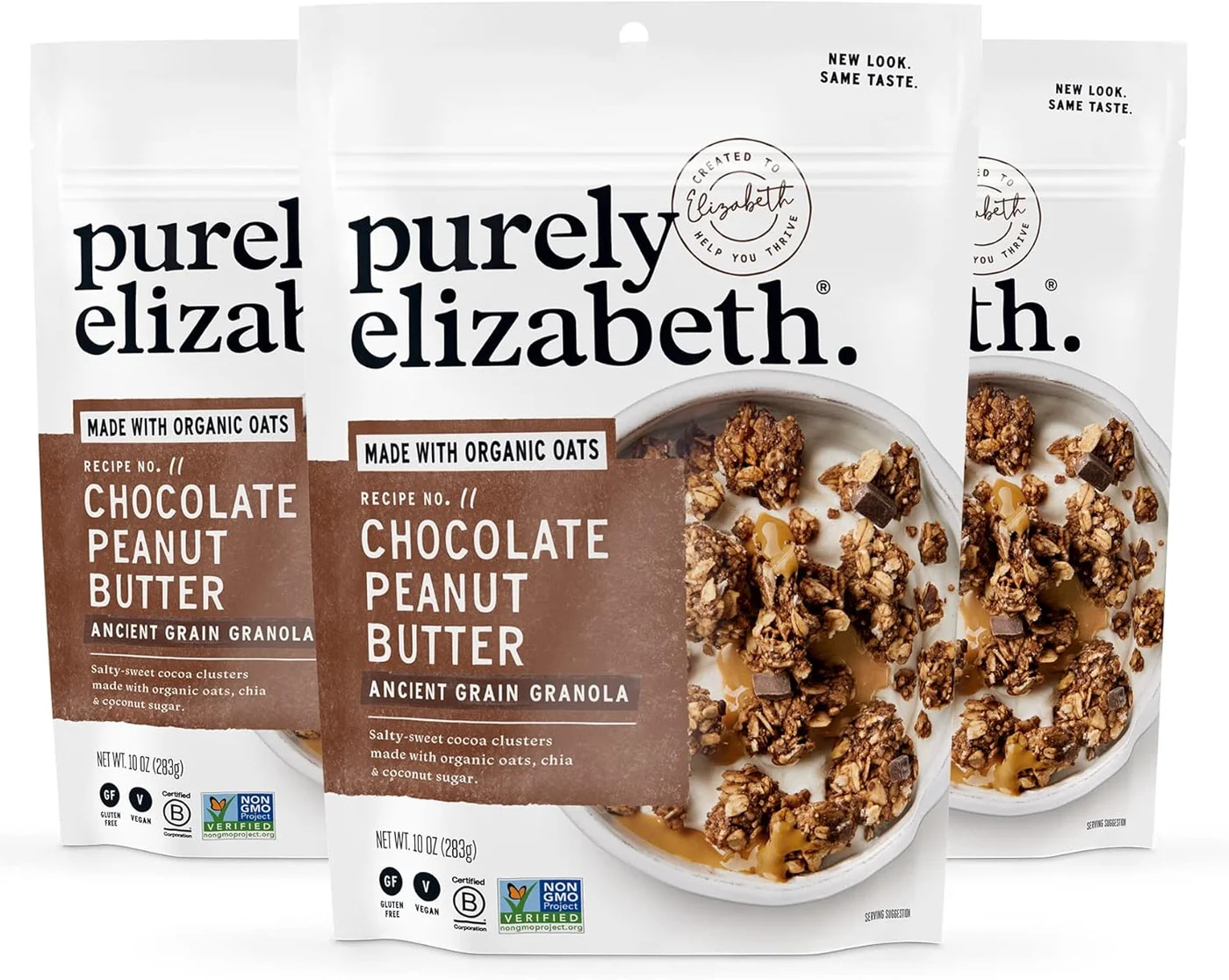 Ancient Grain Granola Chocolate Peanut Butter Flavor (Gluten-Free, Non-GMO, 850g) hryaa