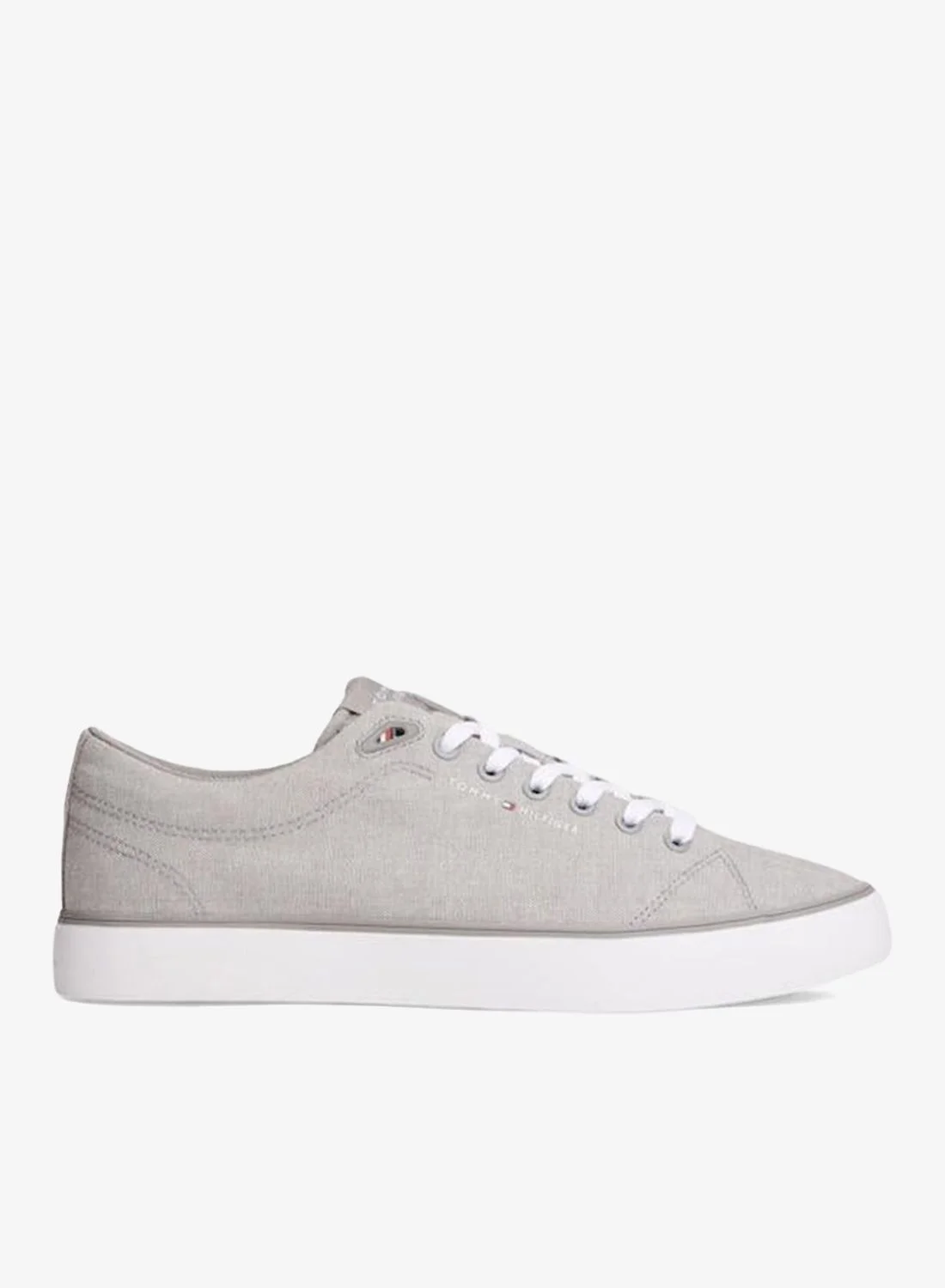 Premium Linen Chambray Jacquard Trainers Breathable Casual Footwear for Men (Blue, 42 EU) edobe