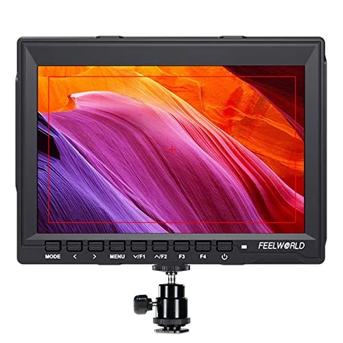 Professional 7 Inch DSLR Camera Field Monitor HD Video Assist IPS Display (1280x800, 4K HDMI, Slim Design) 36igw