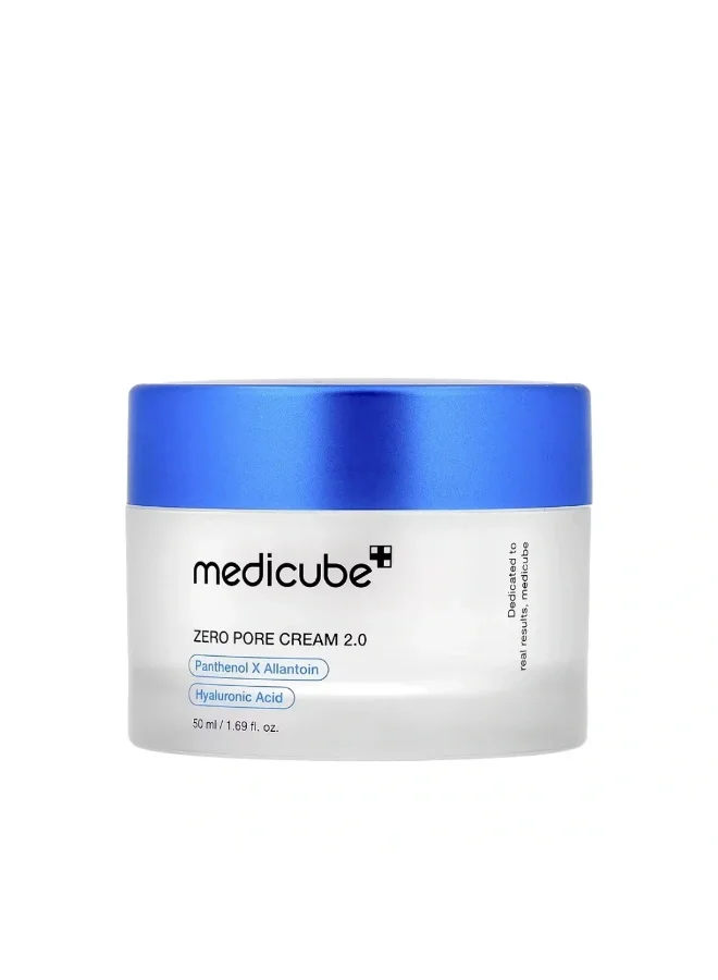 Medicube Zero Pore Cream 2.0 Premium Facial Moisturizer for All Skin Types (50 mL) ecov3