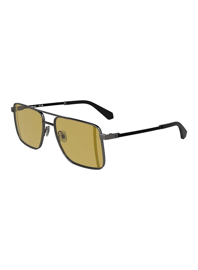 Premium Full Rim Metal Sunglasses Dark Ruthenium (58-17 mm) For Men jbylu