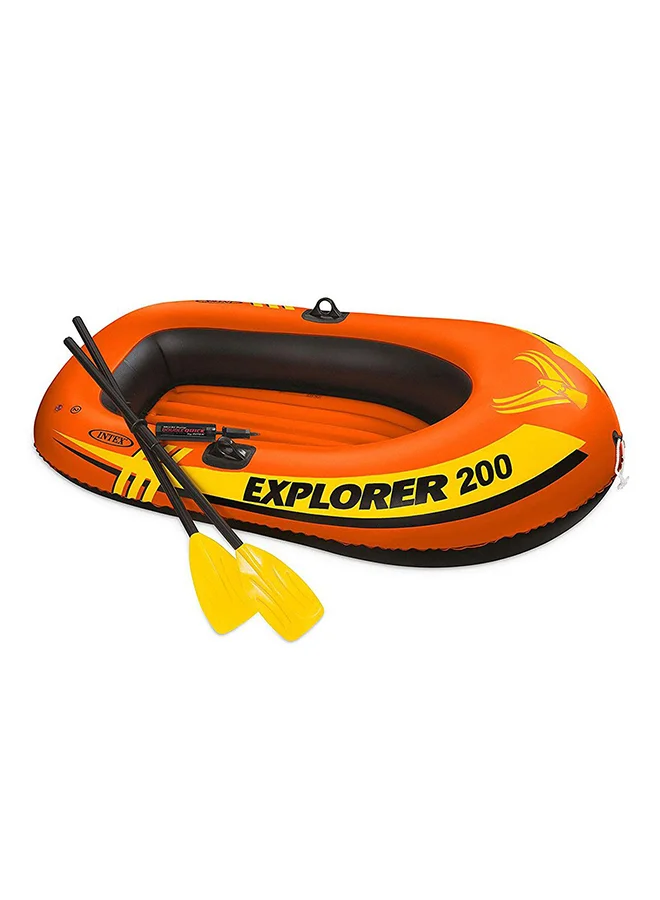 Explorer Inflatable Boat Set with Oars and Pump (185 x 94 cm) jul3d