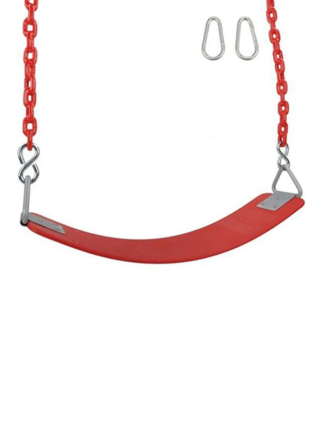 RBWTOYS Heavy-Duty Swing Seat Set with Non-Slip Surface and Adjustable 260cm Chain for Outdoor Playground (8.5ft) gsto6