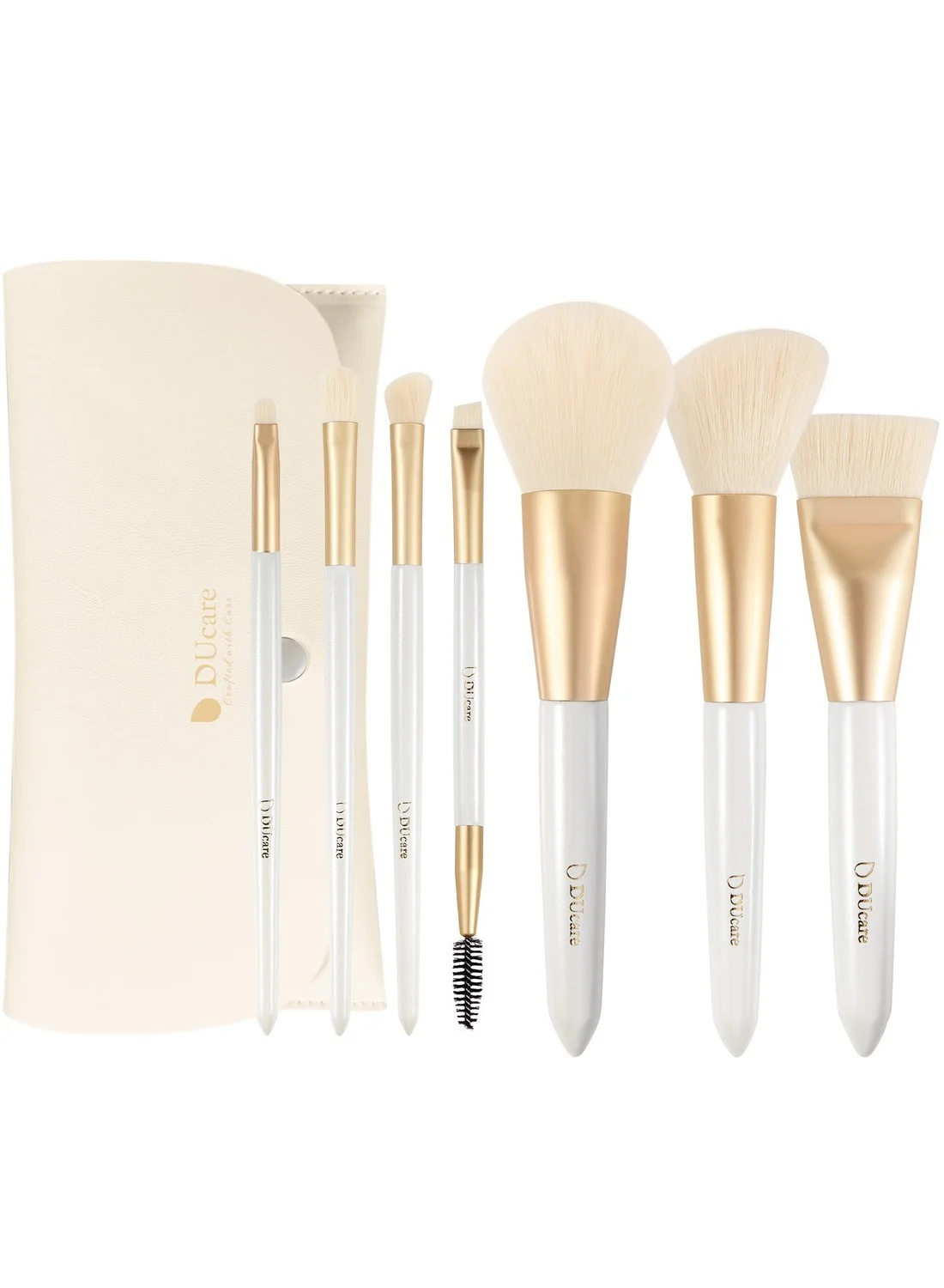 DUcare Professional Makeup Brush Set 7 Pcs Portable Cosmetic Tool Kit with Travel Pouch (7 Pieces) jesrw