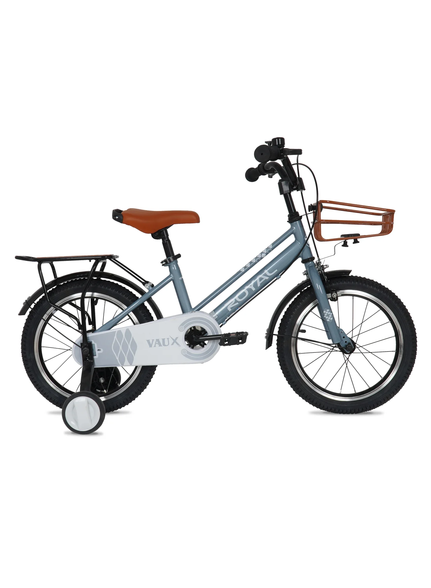 Vaux Road Bike for Kids, Lightweight Frame with Adjustable Seat, 16 Inch Wheel Size (Silver) fj232