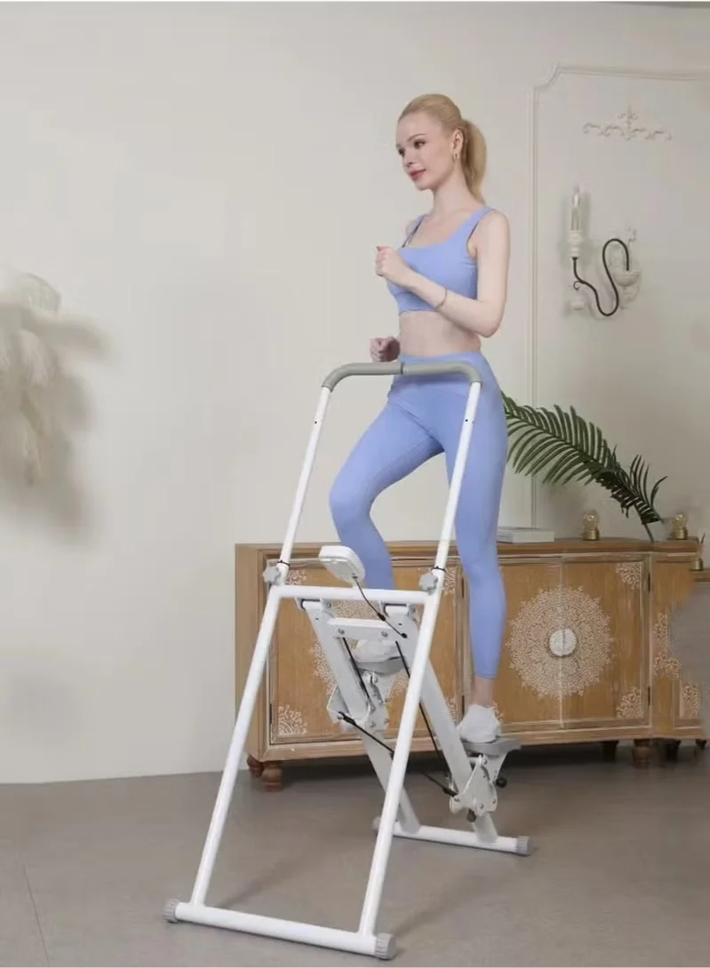 WALALLA Indoor Multi-Function Stepper Stair Climbing Machine Foldable Fitness Exercise Equipment with LCD Display (114x56x17cm) vc5wx