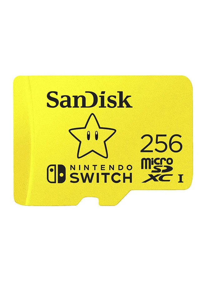 Premium MicroSDXC UHS-I Memory Card High-Speed Data Storage for Gaming Consoles (256 GB) mdy07