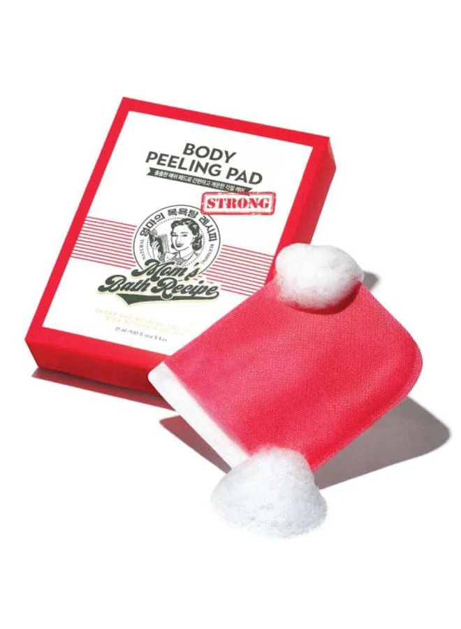 Moms Bath Recipe Body Peeling Pad Strong Exfoliating Mitts with Kelp and Biotics for Smooth Skin (8 Sheets) m97u9