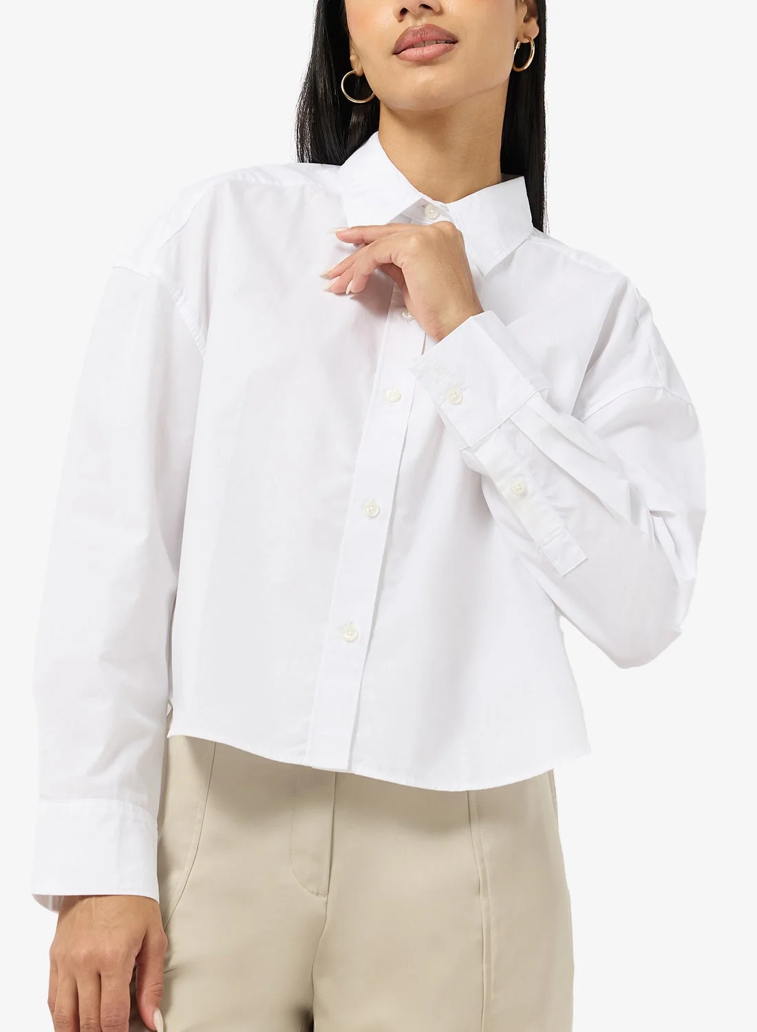 Premium Casual Long Sleeve Shirt for Men (Solid Color, Regular Fit) 22w79