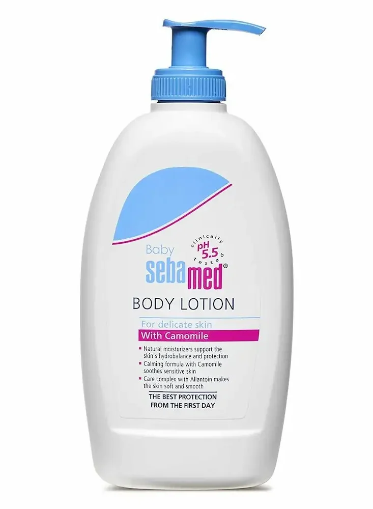 Sebamed Baby Body Lotion with Chamomile Extract (Gentle Moisturizing Care for Sensitive Skin, 400 mL) 4j1wf