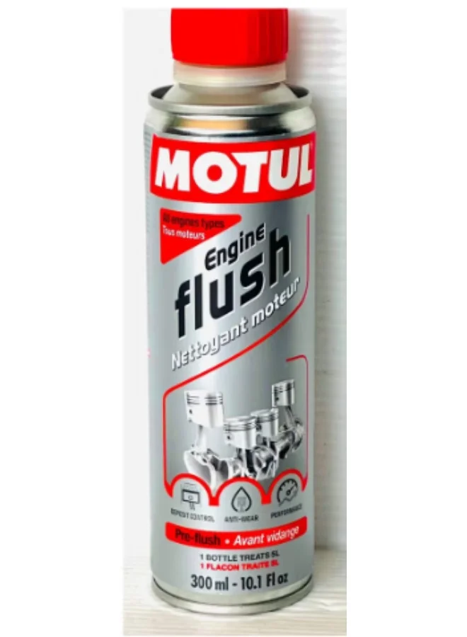 MOTUL Engine Flush Premium Cleaning Additive for Automotive Engines (300 mL) 42f9v