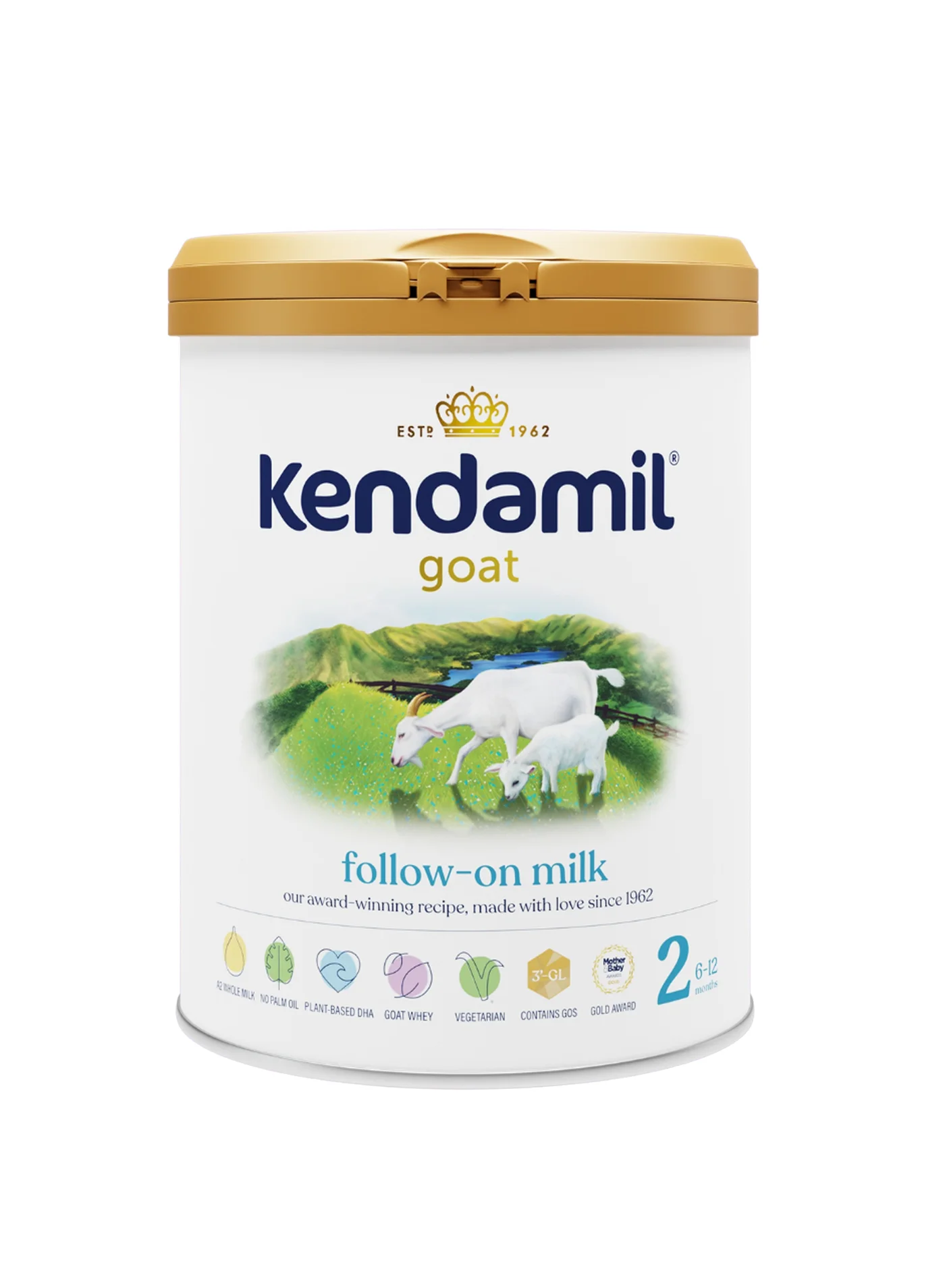 Kendamil Goat Follow-On Milk Stage 2 Premium Formula (800 g) kjzu5