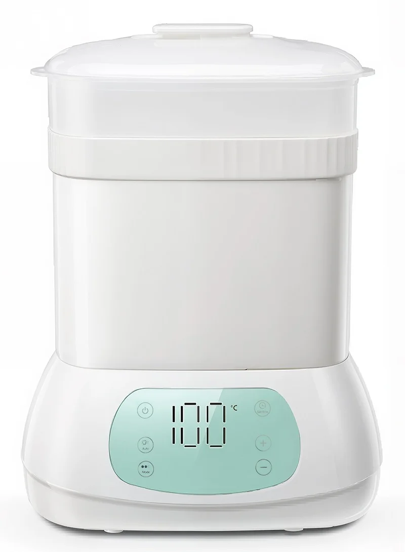 Birth 6-in-1 Electric Steam Sterilizer and Dryer with LCD Display (BPA-Free, Fits 6 Units) fivv5