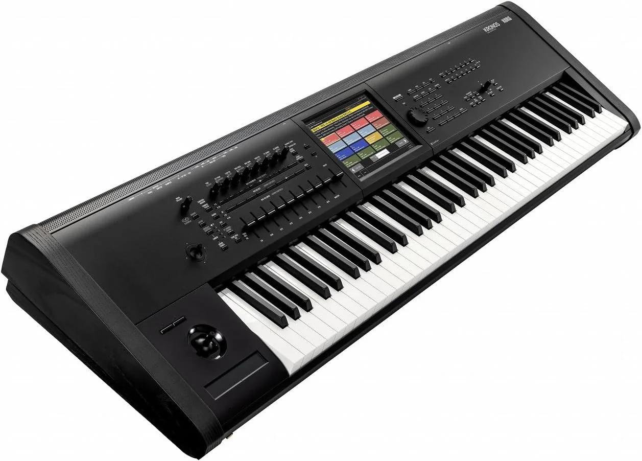 Professional 73-Key Music Workstation Digital Synthesizer with Weighted Action Keyboard (73-Key) ckvvs