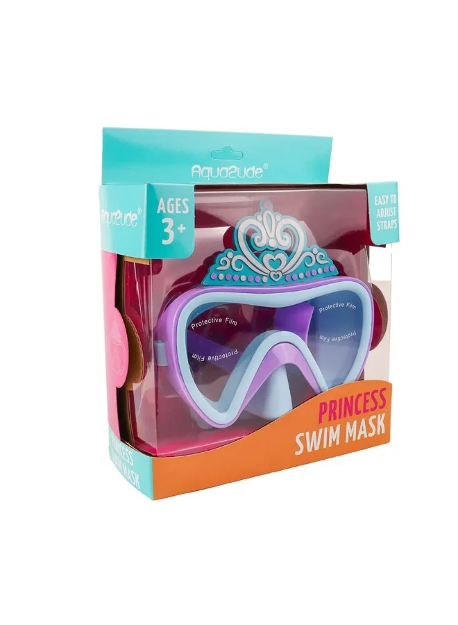 Princess Crown Swim Mask for Kids (Blue, One Size) wbpn2