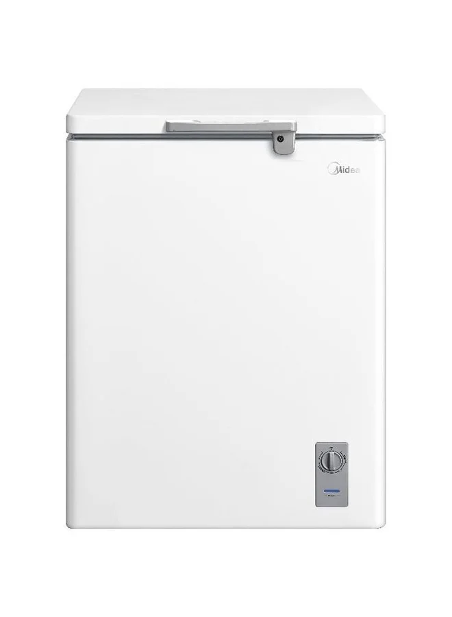 Midea Chest Freezer 142L Net Capacity with Security Lock and Handle (White, 142 L) phape