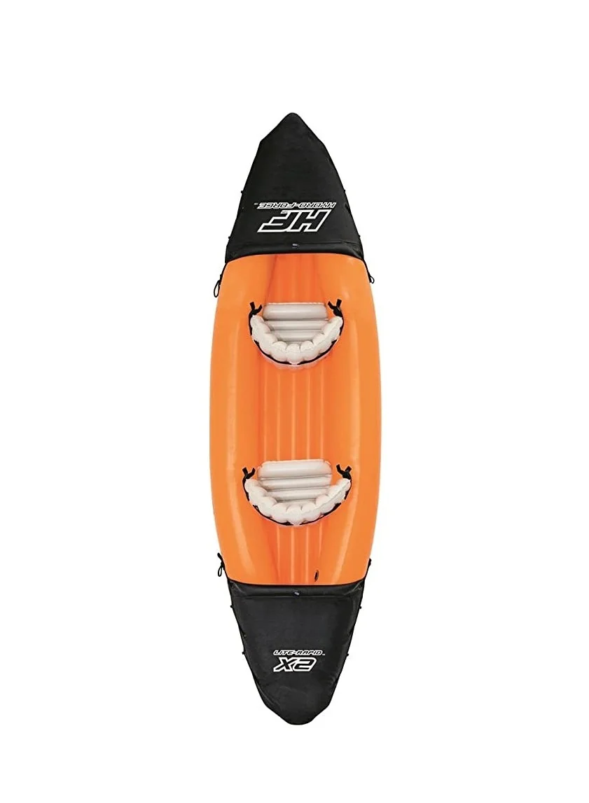 Lite-Rapid X2 Inflatable Kayak Sports Boat for Two People (321 cm x 88 cm) yg0fh