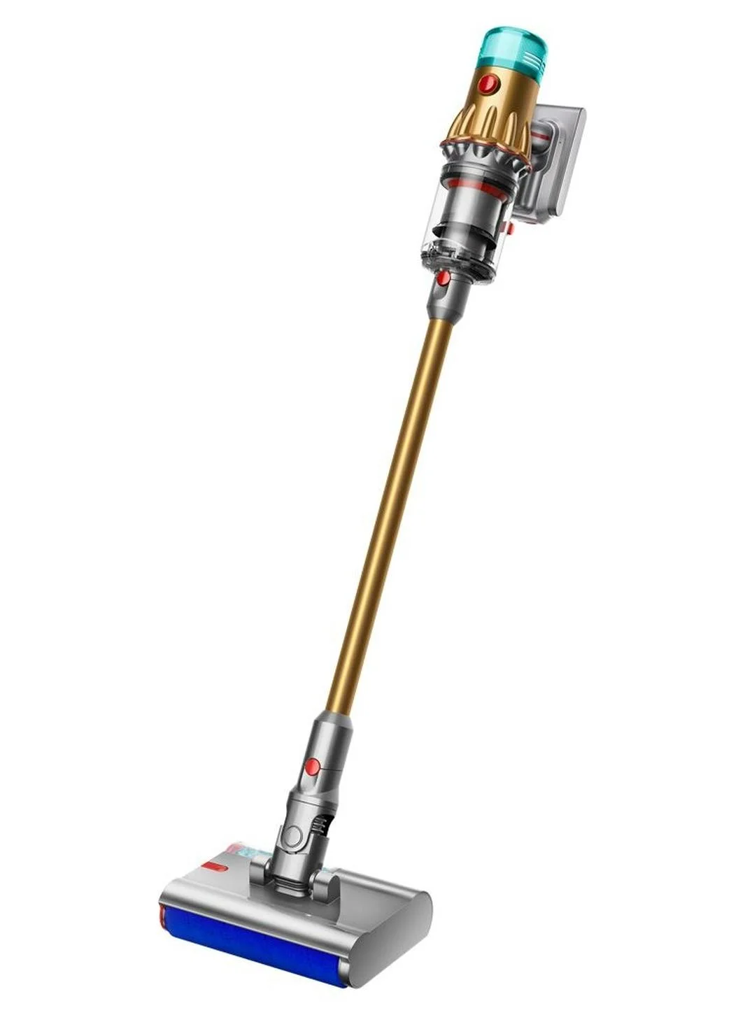 Premium Wet and Dry Cordless Vacuum Cleaner with Ionic Filtration and High-Speed Motor (Gold, 545 W) qq8k0