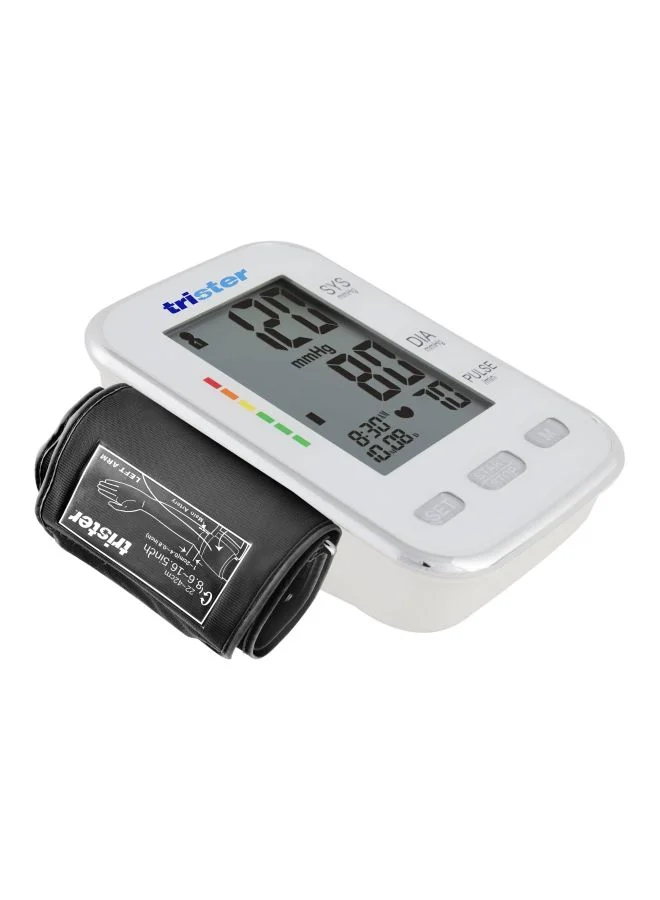 Trister Digital Blood Pressure Monitor Premium Automatic Upper Arm Device (1 Unit) wopgk