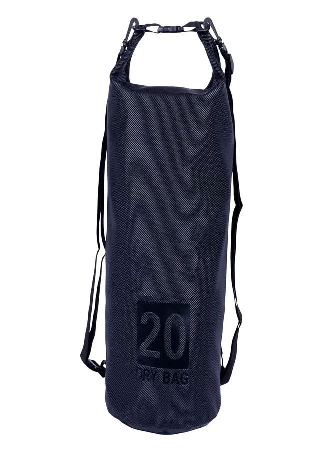 KPS Waterproof Dry Bag Outdoor Backpack for Hiking Boating and Beach Activities (Multicolor, 20L) 4yvjf