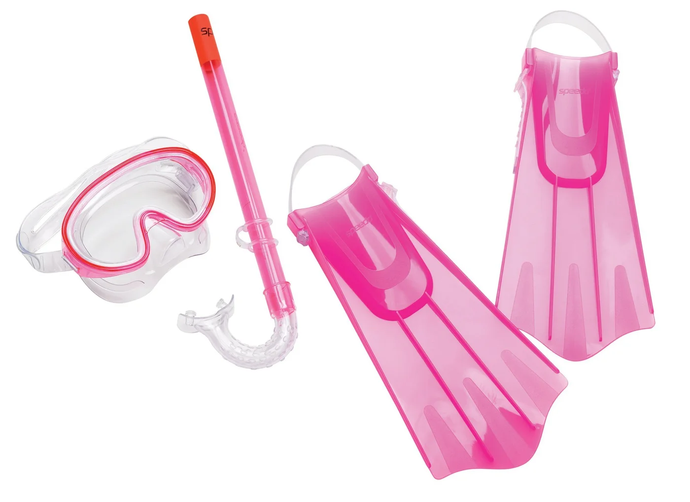 Premium Kids Swim Mask Snorkel and Fins Set (Unisex, Adjustable Fit) s21m3