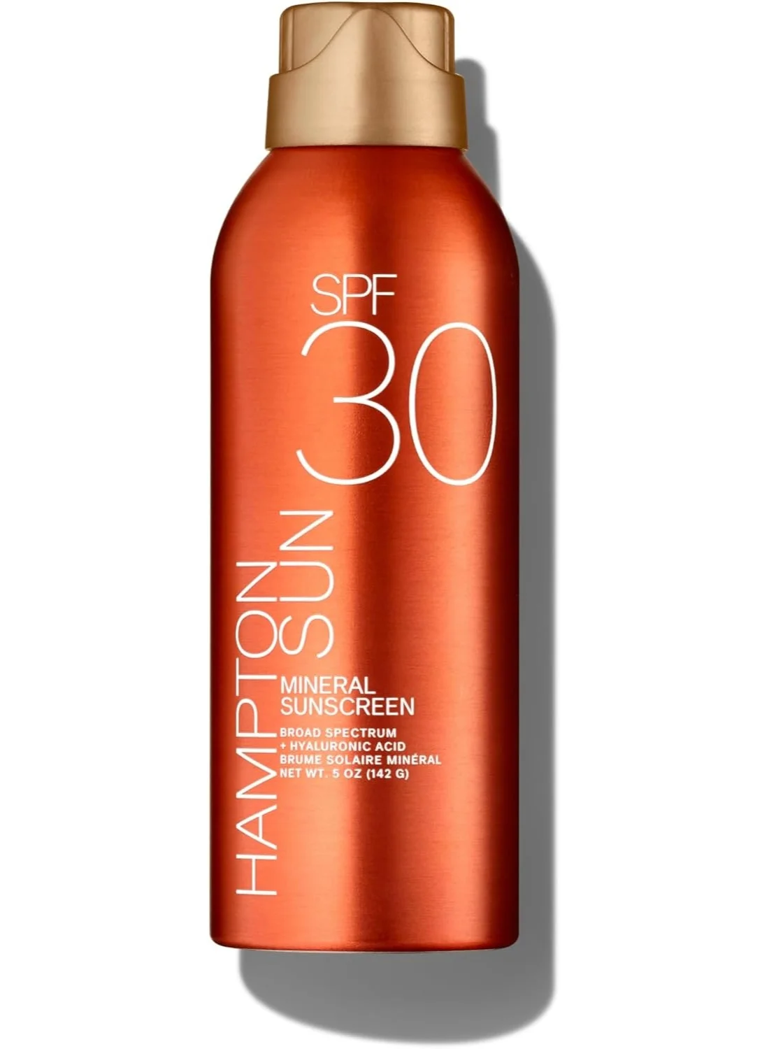Hampton Sun Mineral Sunscreen Spray SPF 30 Broad Spectrum UVA UVB Protection for Face and Body (148 mL) gfabh
