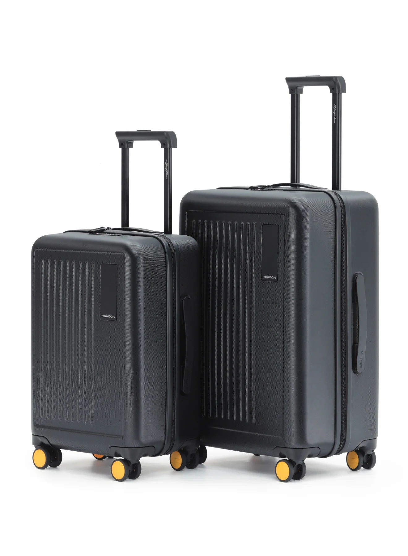 Premium Hardshell Luggage Set 2-Piece Travel Suitcase with TSA Lock and YKK Zippers (Black, 40L and 65L) 7vkqy