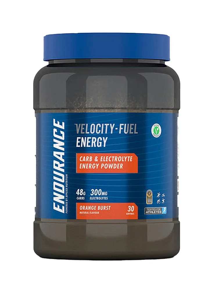 Endurance Velocity Fuel Carb Plus Electrolyte Energy Drink Mix (Orange Burst, 680 g) i1g17