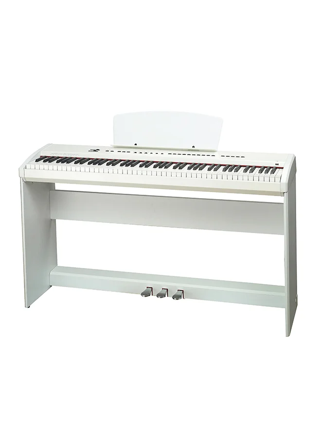 Chloris CDU 55 Digital Piano Premium Weighted Keys (White, Full Size) xqd1t