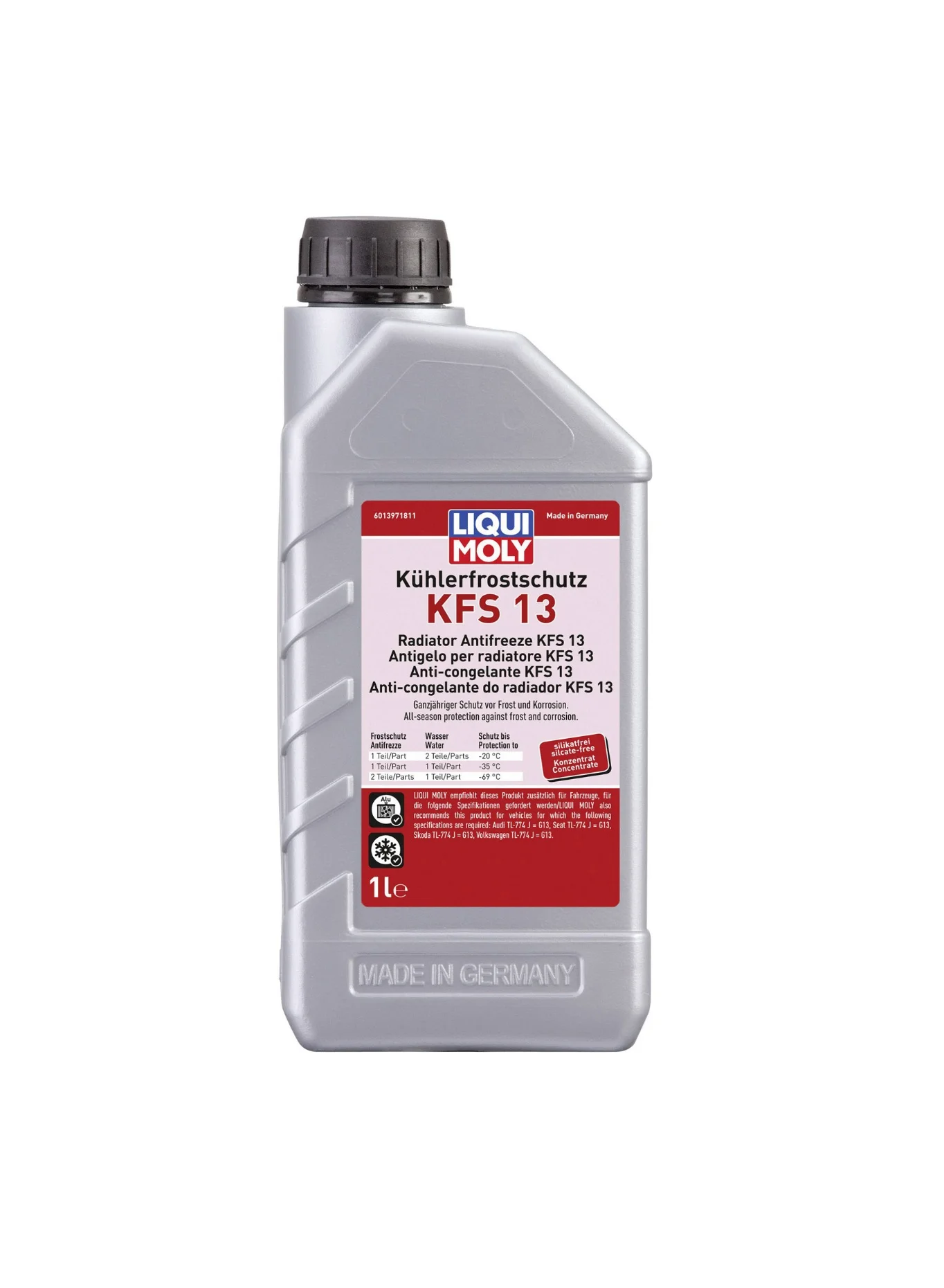 Premium Radiator Antifreeze Coolant Concentrate (Red, 1L) High-Performance Engine Protection bz8p7