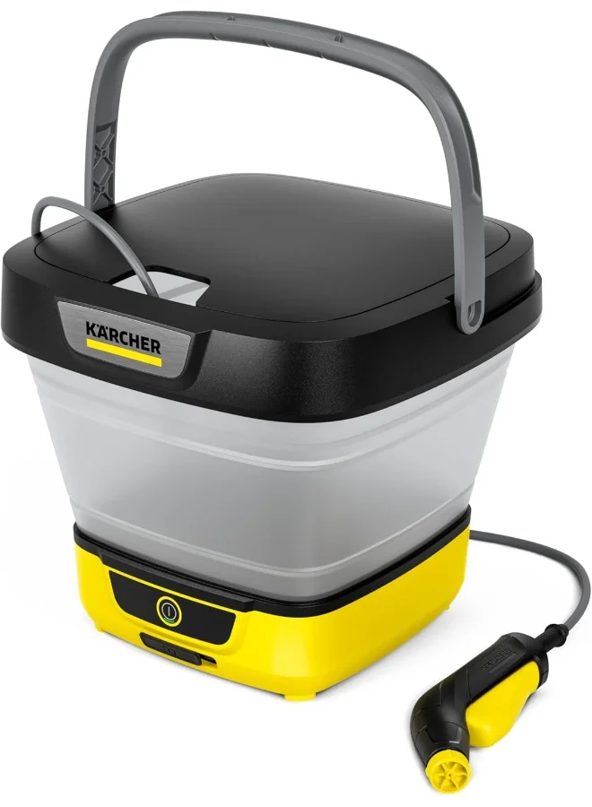 Premium Portable Outdoor Pressure Washer Compact Foldable Design (Yellow, 7L) lsjux