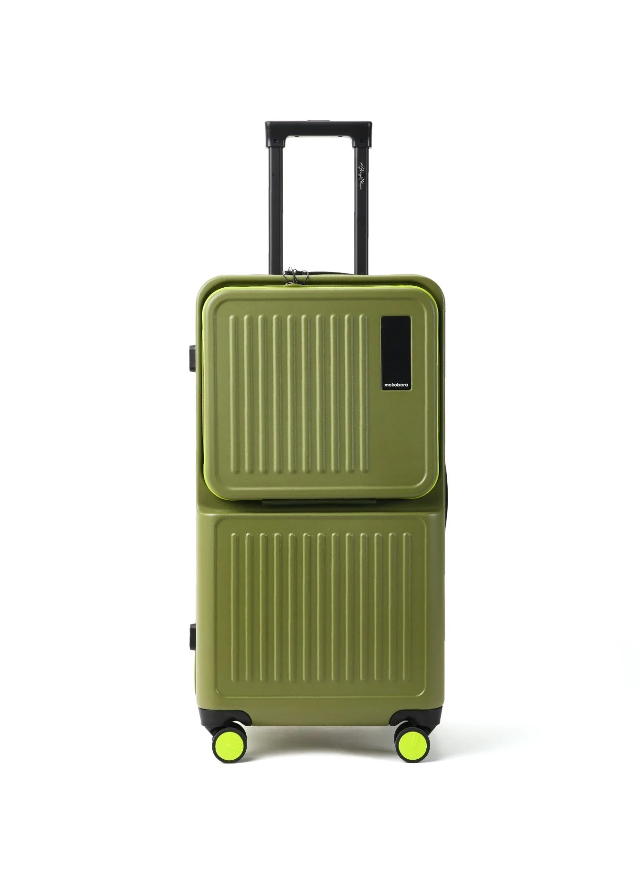 Mokobara The Transit Trunk Premium Polycarbonate Hard-Shell Luggage (Green, 55 cm) le6d4