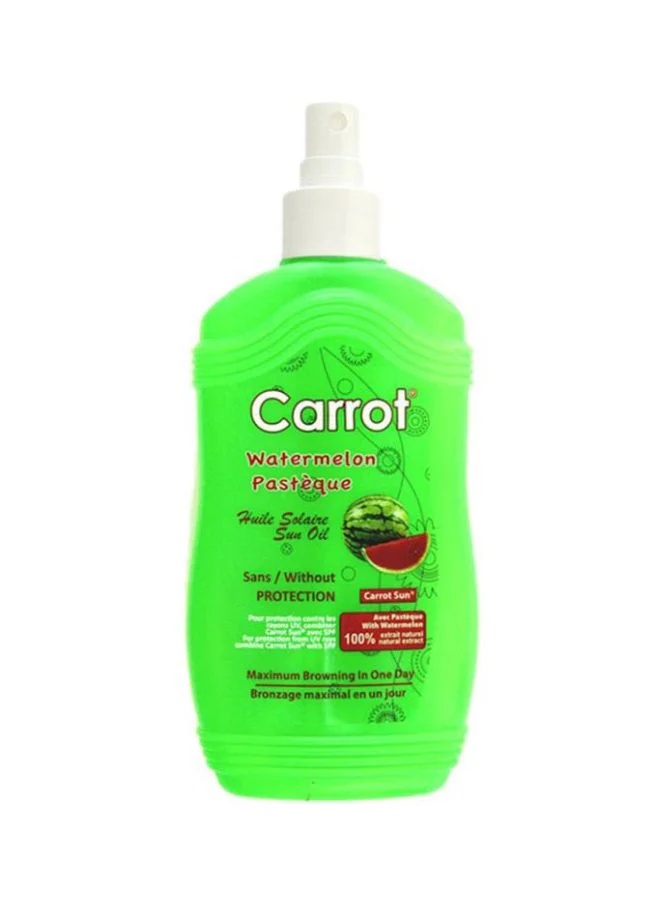 Carrot Sun Watermelon Tan Accelerator Spray Oil Premium Tanning Enhancer for All Skin Types (200 mL) 5ukyv