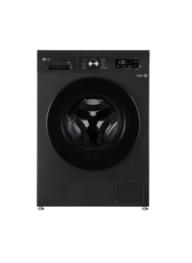 Ultra-HD 9 kg Front Load Washing Machine Premium Energy Efficient Laundry Appliance (Black, 9 kg) 6rp06