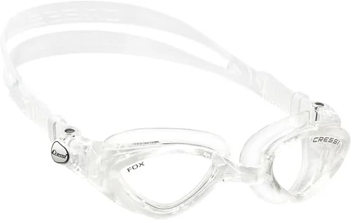 Premium Swim Goggles Anti-Fog Professional Swimming Eyewear for Adults (Clear, One Size) sglup