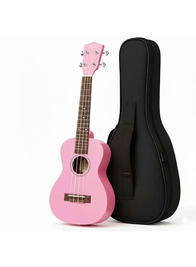 Megarya Concert Ukulele Acoustic Instrument for Beginners and Kids (Pink, 21 Inch) b0odh