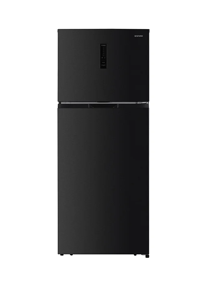 Daewoo Top Mount Refrigerator with Dual Inverter Compressor and Digital Display (Dark Inox, 415L Net Capacity) w0xxg