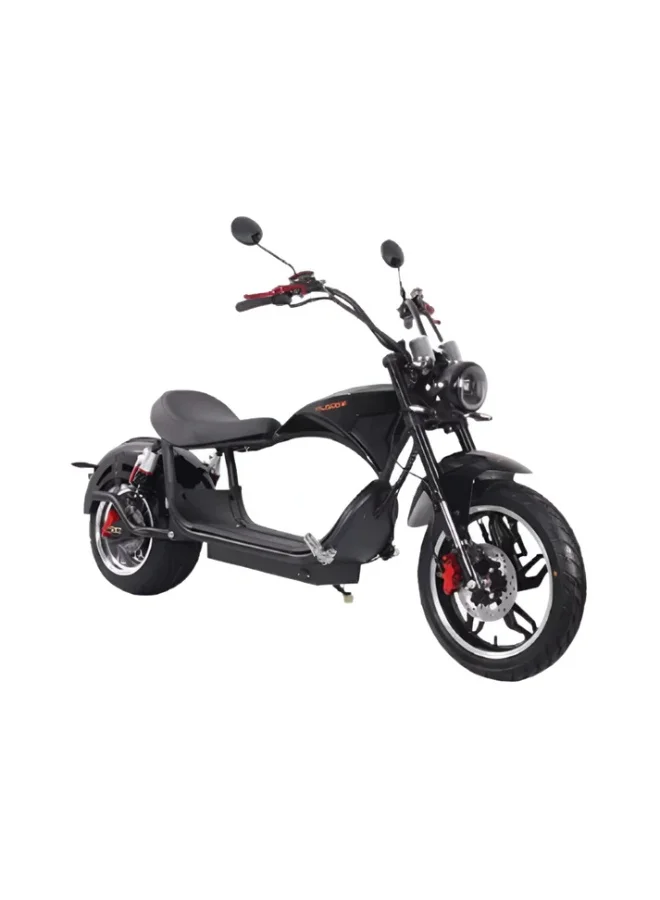 Premium Electric Cruiser Bike 2000W High-Performance Motor (55km/h Max Speed, Black) roa0j