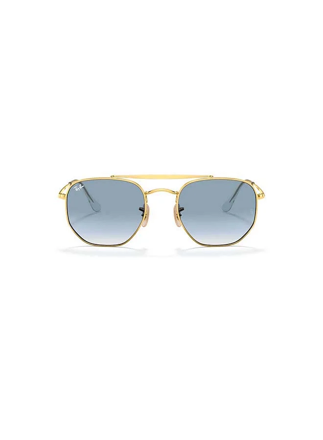 Premium Aviator Sunglasses Full Rim Metal Frame Unisex Gold (54 mm) 3ot1e