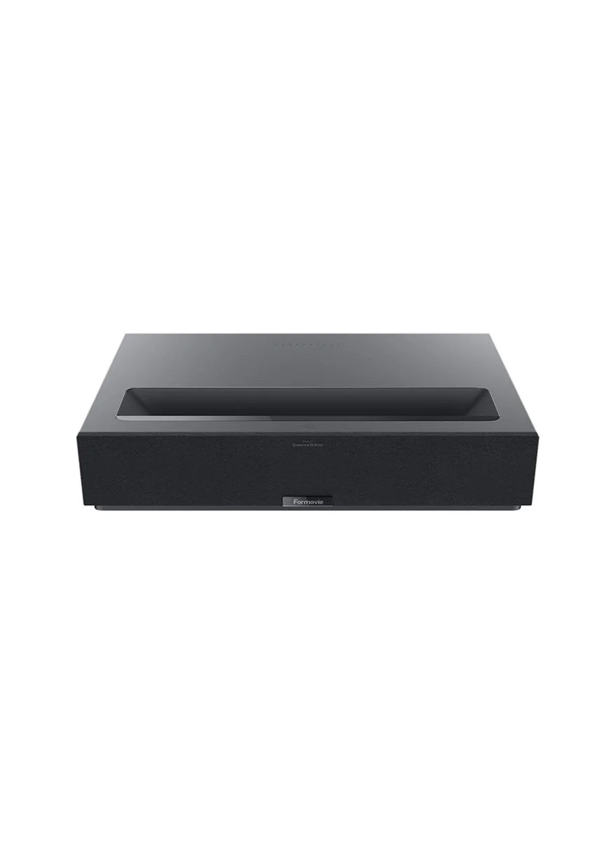 Premium 4K Ultra-Short Throw Smart Projector with Triple Laser Technology, Theater-Grade Home Cinema System (Black, 1 Unit) f02om