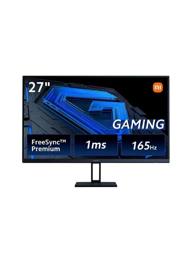 Smart 27 Inch Gaming Monitor Fast IPS 165Hz 1ms Display with Blue Light Filter and Adjustable Tilt (Black, 27 Inch) 5uura