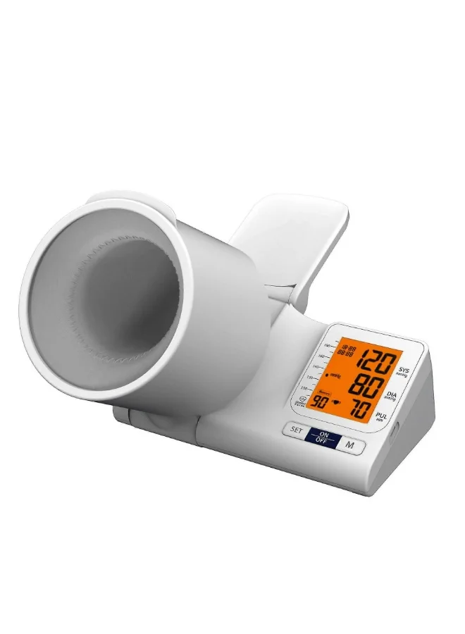 AiQUE Automatic Upper Arm Blood Pressure Monitor with HD Backlit Display and Voice Broadcast (Premium Digital Health Device) bu88d