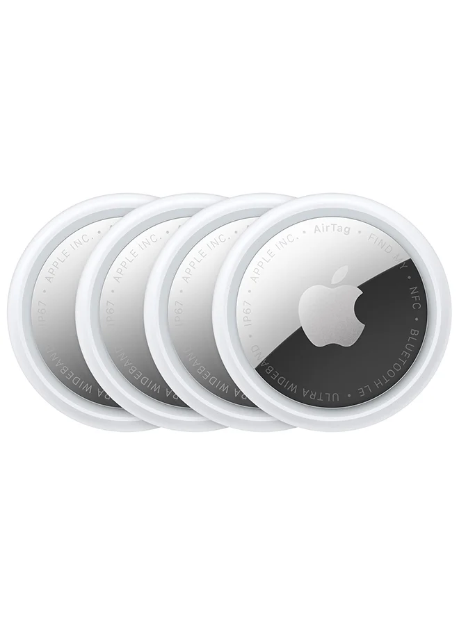 Premium Smart Item Tracker (2nd Generation) Bluetooth Locator Device (White, 4 Pack) o07rr