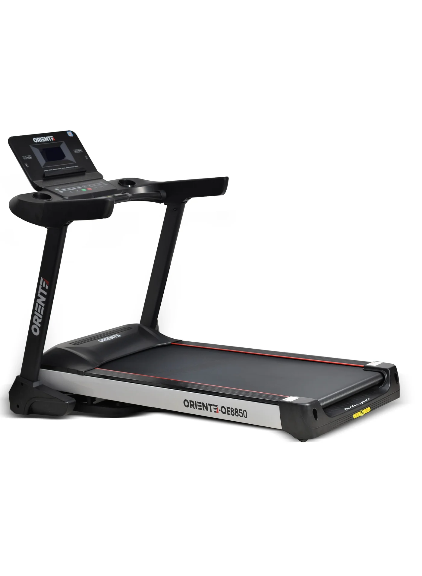 ORIENTE Motorized Treadmill for Home Gym with 2 HP Motor and 22 kmph Speed (204 cm x 93 cm x 148 cm) p172w