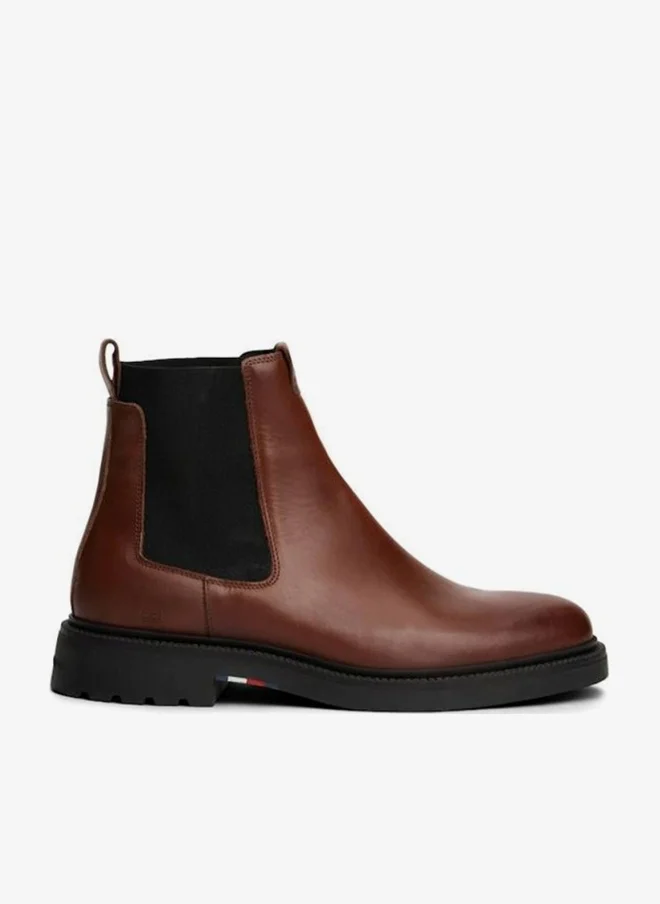 Premium Casual Ankle Chelsea Boots Flat Heel Slip-On Footwear for Men 2q4bj