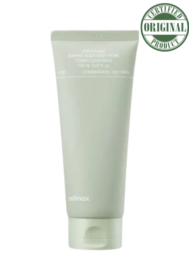 Premium Baking Soda Deep Pore Purifying Foam Cleanser for Excess Oil and Impurities (150 mL) 53h1h
